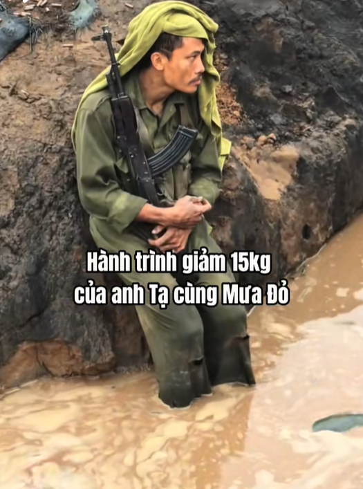 Anh "nông dân" yêu nước trong phim "Mưa đỏ" giảm 15kg trong 3 tháng để vào vai trọn vẹn, nghe cách siết cân ai cũng trầm trồ- Ảnh 1.