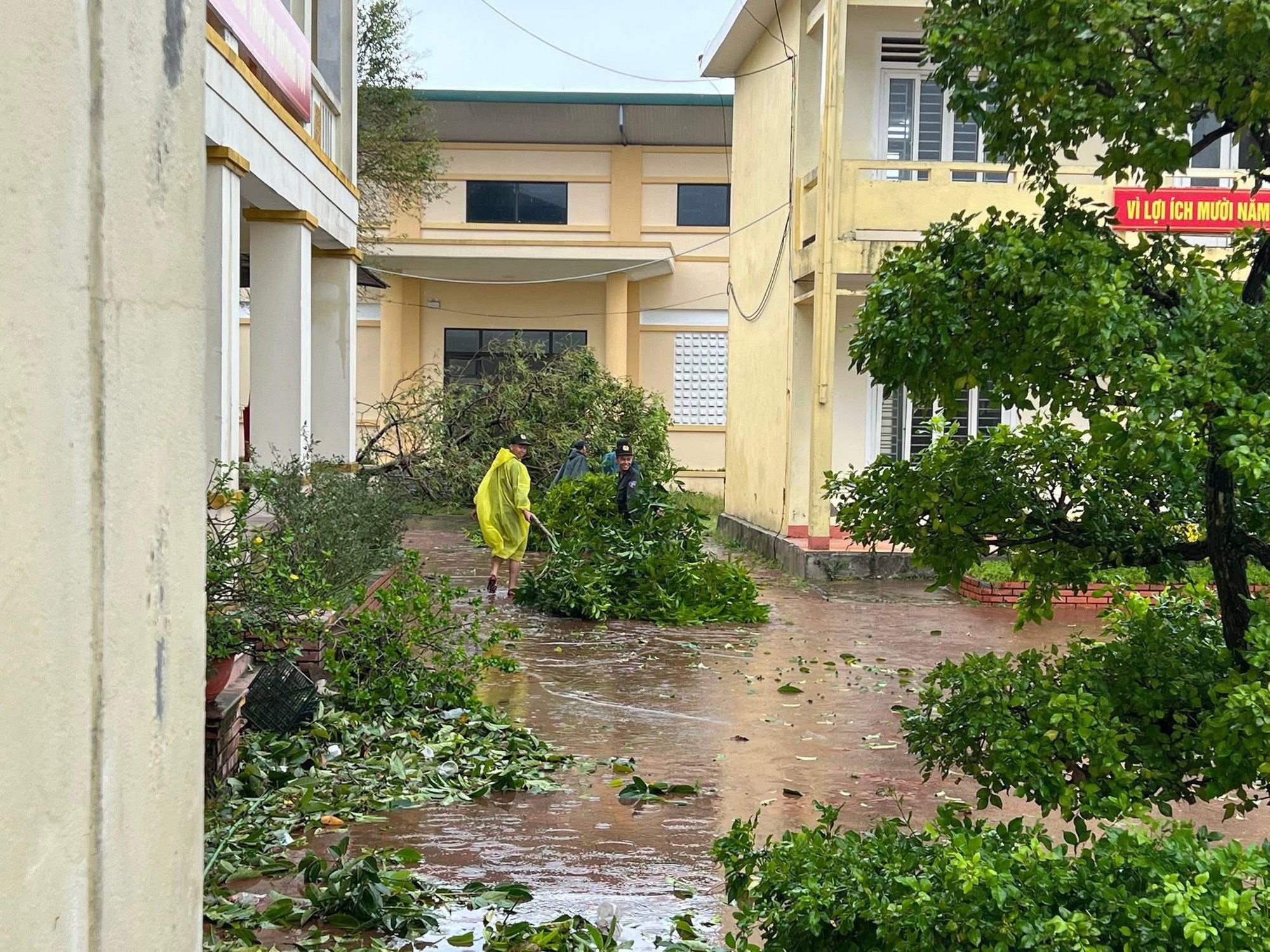 Khung cảnh khó tin tại các trường học ở miền Trung sau bão số 5: Sắp năm học mới rồi, mong mọi thứ sớm ổn định!- Ảnh 7. Khung cảnh khó tin tại các trường học ở miền Trung sau bão số 5: Sắp năm học mới rồi, mong mọi thứ sớm ổn định!- Ảnh 7.