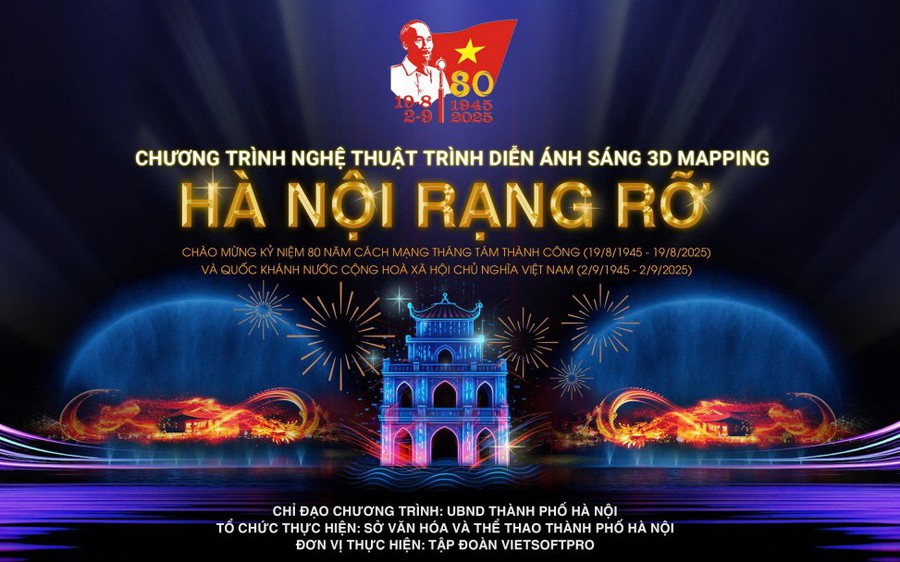 Tối ngày 29 và 30/8, người dân ở Hà Nội sẽ được chứng kiến sự kiện mãn nhãn chưa từng có- Ảnh 1.