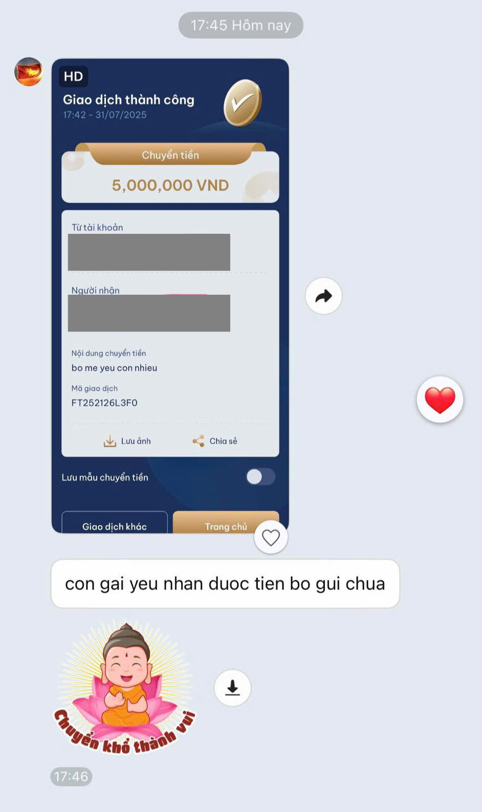 Bức ảnh giao dịch trị giá 5 triệu đồng gây xúc động- Ảnh 1.