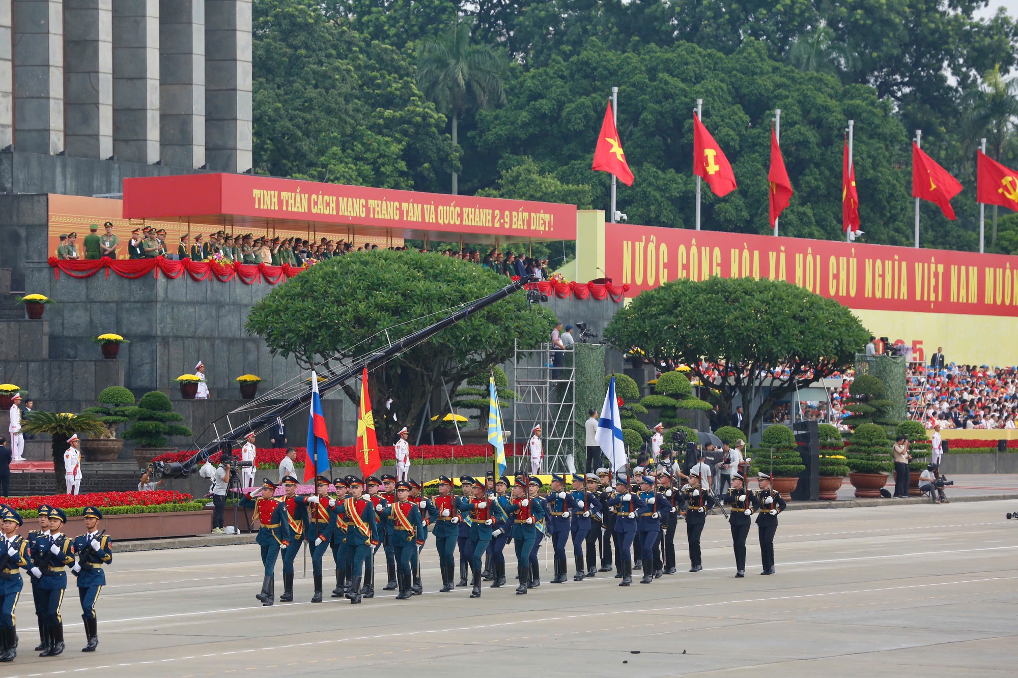 Hoành tráng Tổng duyệt diễu binh, diễu hành kỷ niệm 80 năm Quốc khánh - Ảnh 6.