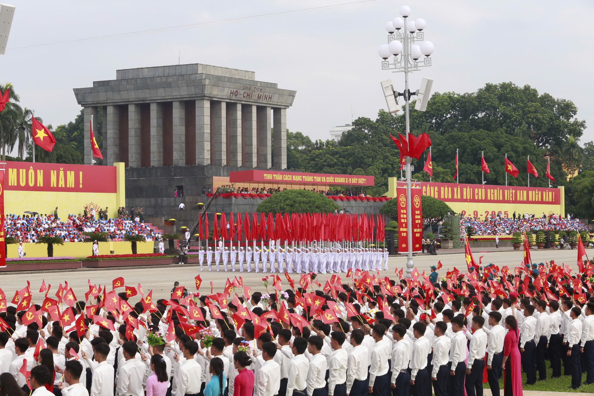 Hoành tráng Tổng duyệt diễu binh, diễu hành kỷ niệm 80 năm Quốc khánh - Ảnh 19.