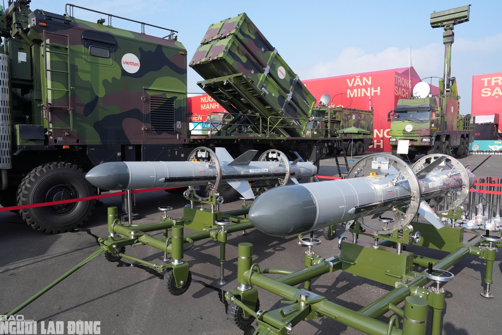 Viettel ra mắt vũ khí hiện đại tại Triển lãm 80 năm thành tựu đất nước - Ảnh 8. Viettel ra mắt vũ khí hiện đại tại Triển lãm 80 năm thành tựu đất nước - Ảnh 8.