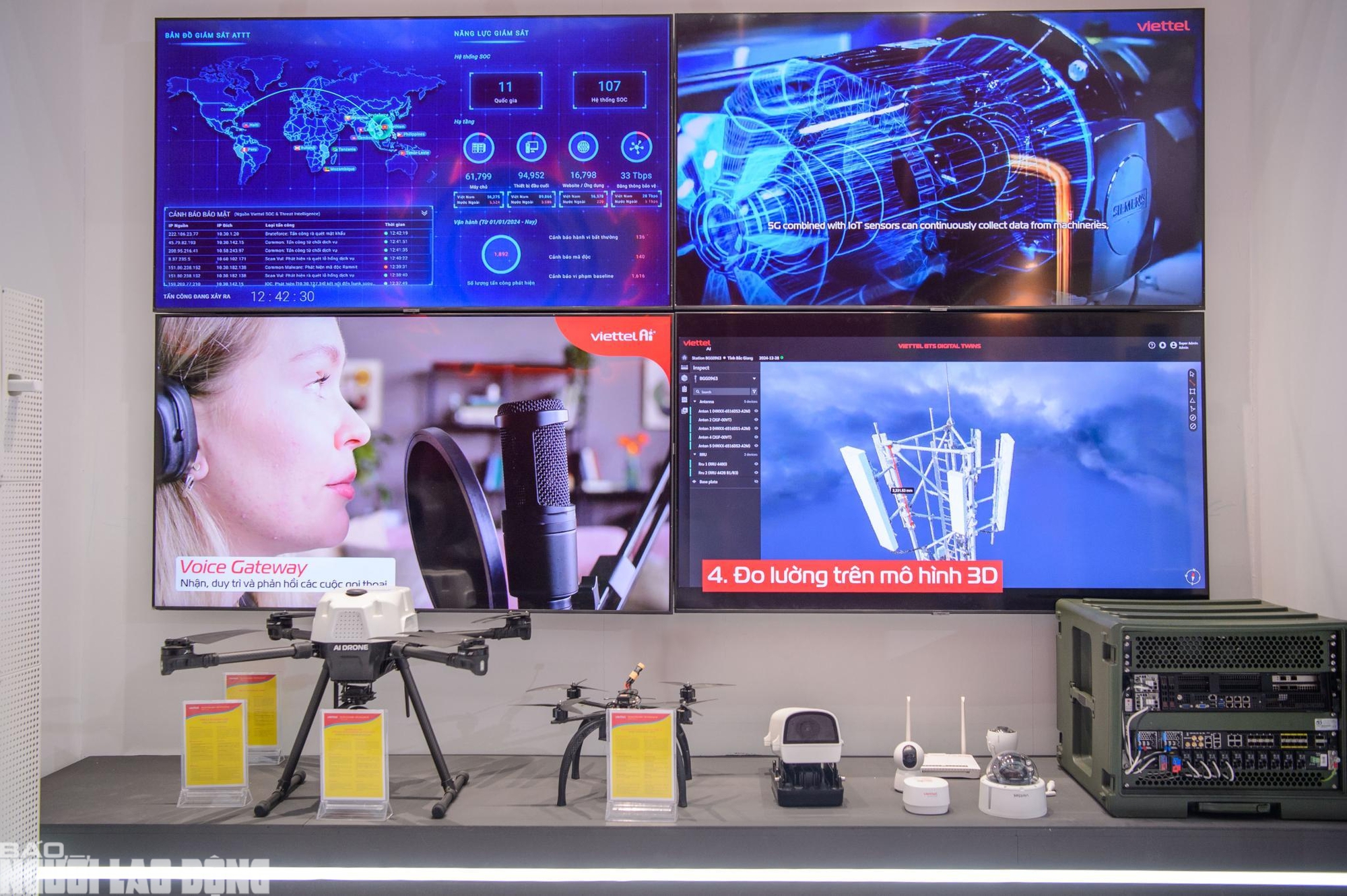 Viettel ra mắt vũ khí hiện đại tại Triển lãm 80 năm thành tựu đất nước - Ảnh 15. Viettel ra mắt vũ khí hiện đại tại Triển lãm 80 năm thành tựu đất nước - Ảnh 15.