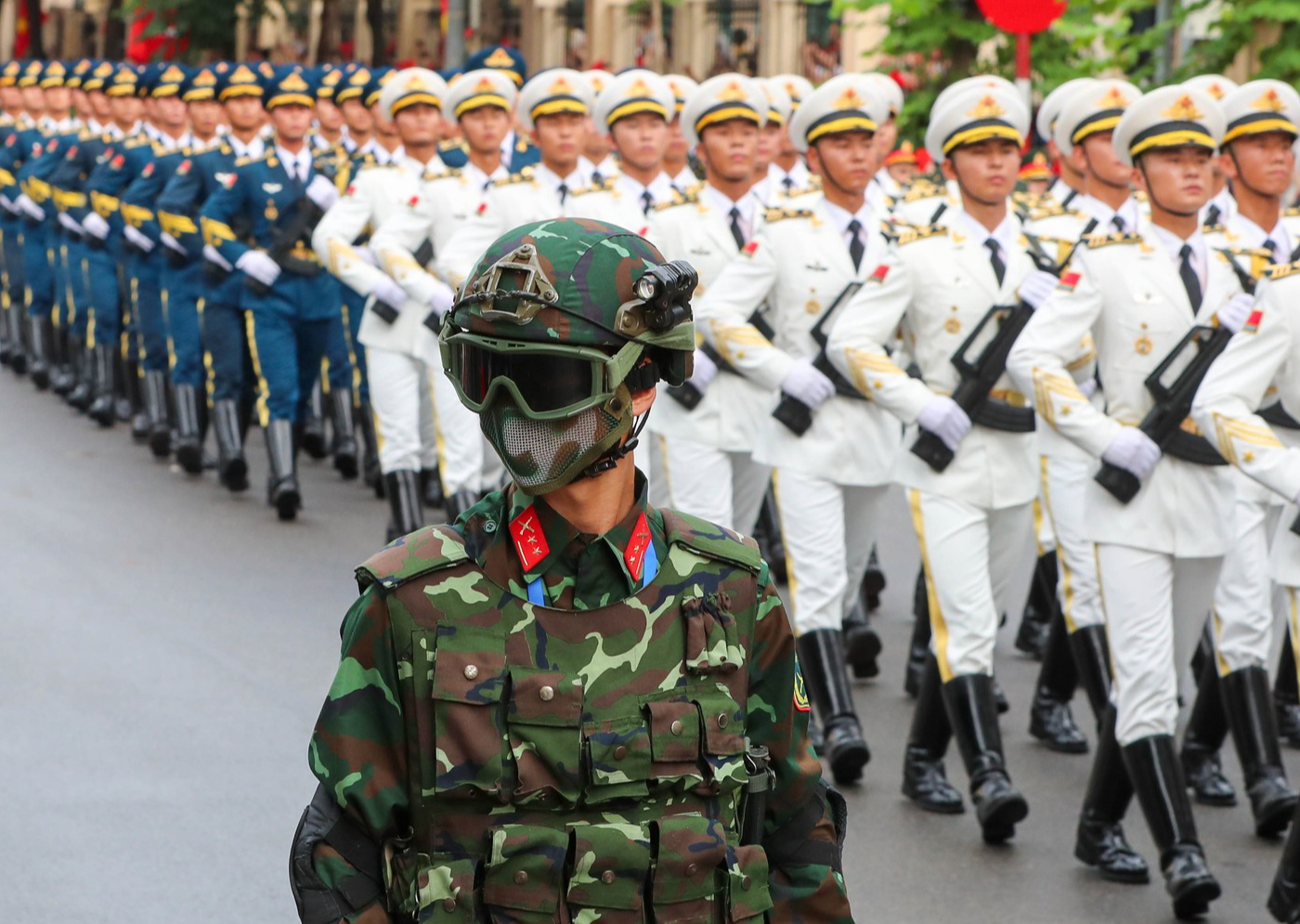 Lực lượng trinh sát đặc nhiệm luôn che kín mặt, âm thầm bảo vệ an ninh tại A80- Ảnh 1. Lực lượng trinh sát đặc nhiệm luôn che kín mặt, âm thầm bảo vệ an ninh tại A80- Ảnh 1.