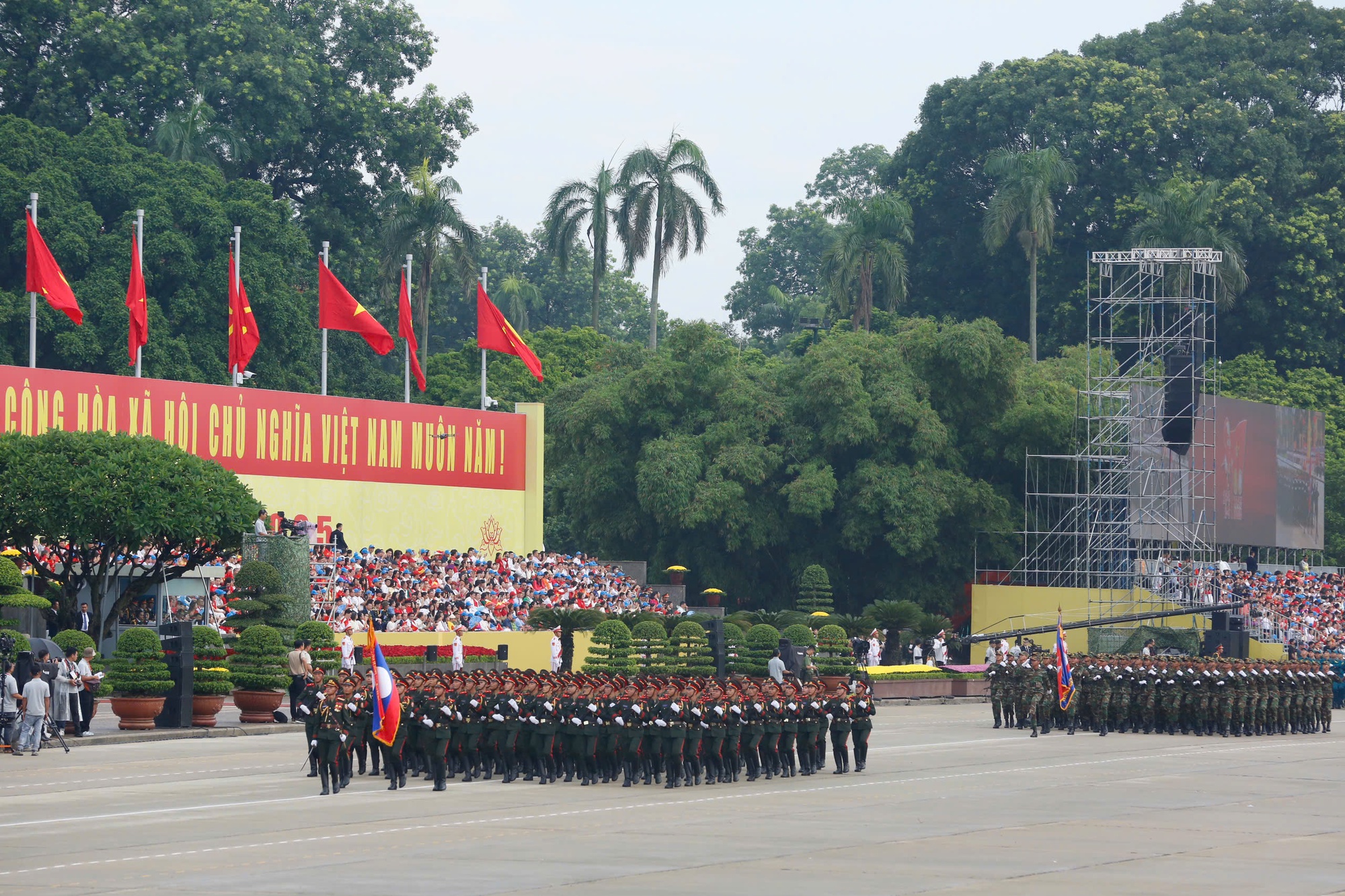 Hoành tráng Tổng duyệt diễu binh, diễu hành kỷ niệm 80 năm Quốc khánh - Ảnh 7.