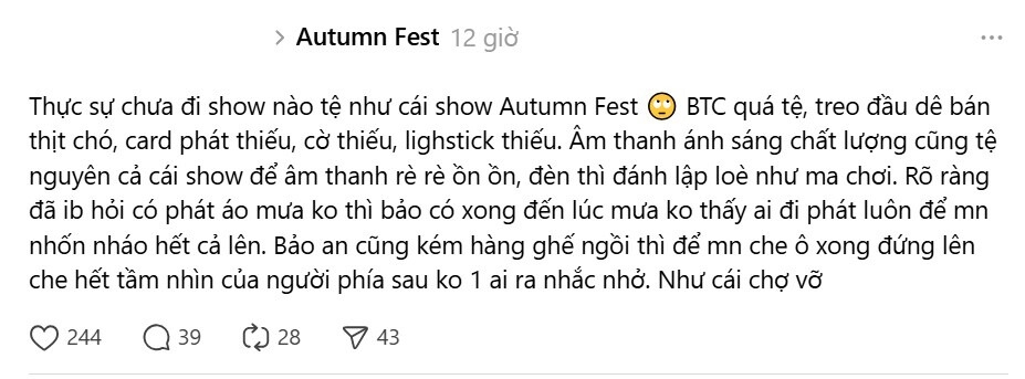 Đại nhạc hội có HIEUTHUHAI, Bích Phương và dàn Anh Trai nổi tiếng bị tố thiếu chuyên nghiệp, khán giả phẫn nộ- Ảnh 3. Đại nhạc hội có HIEUTHUHAI, Bích Phương và dàn Anh Trai nổi tiếng bị tố thiếu chuyên nghiệp, khán giả phẫn nộ- Ảnh 3.