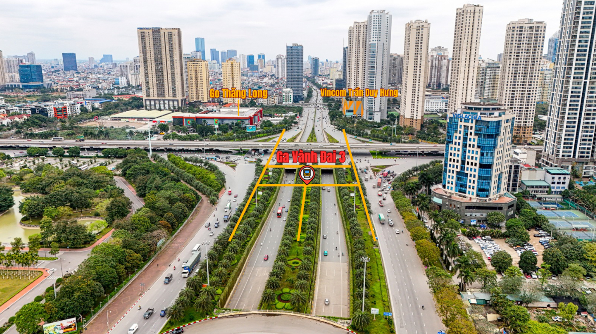 Điểm danh vị trí ga tuyến metro Văn Cao - Hoà Lạc: Đại đô thị của Vinhomes, toà nhà cao thứ 2 Hà Nội đón tin vui- Ảnh 8.