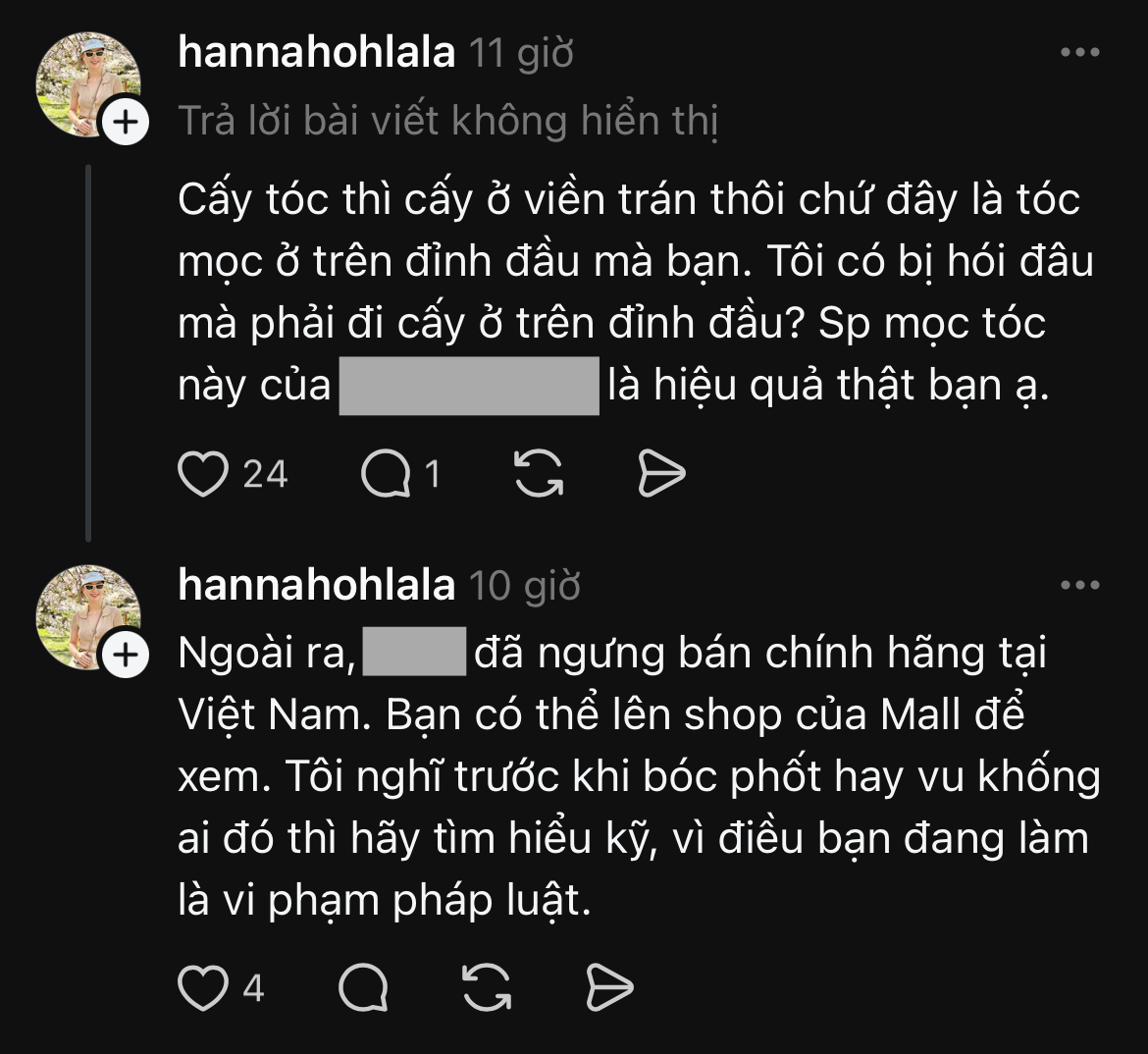 Chuyện gì khiến Hannah Olala bức xúc lên tiếng giữa đêm: "Trước khi bóc phốt hay vu khống, hãy tìm hiểu kỹ" - Ảnh 3. Chuyện gì khiến Hannah Olala bức xúc lên tiếng giữa đêm: "Trước khi bóc phốt hay vu khống, hãy tìm hiểu kỹ" - Ảnh 3.