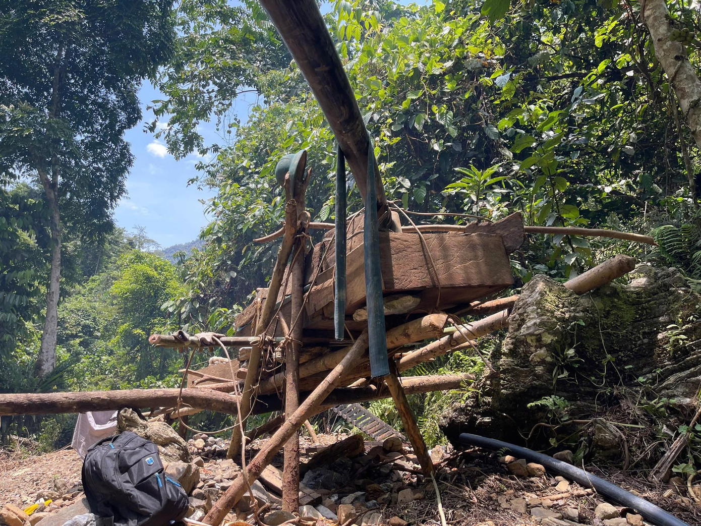 Phát hiện 9 đối tượng khai thác vàng trái phép tại Tuyên Quang- Ảnh 2.