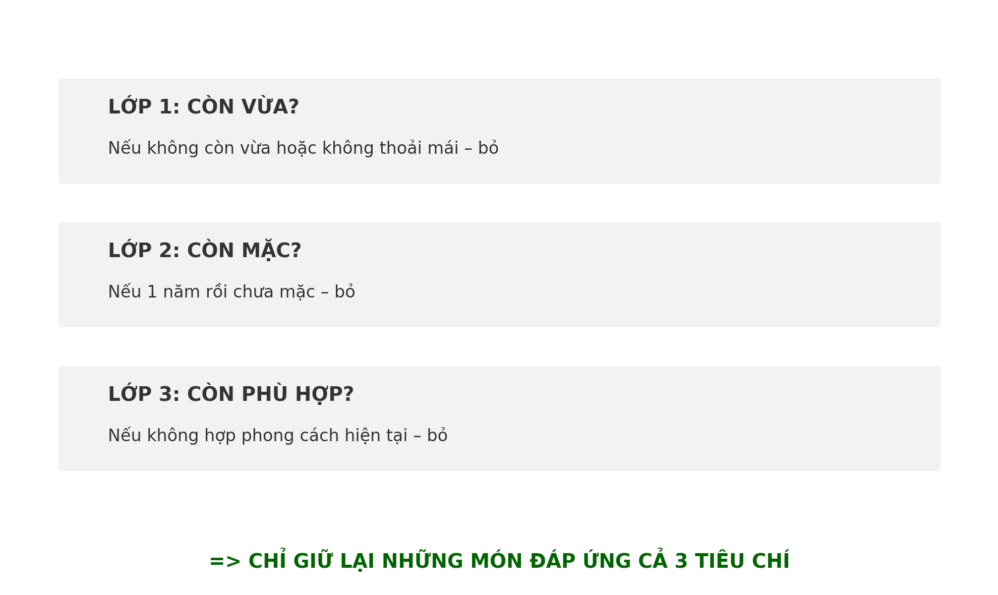 Tủ đồ tối giản bắt đầu từ đây: 5 món quần áo càng giữ càng phí tiền và diện tích- Ảnh 5. Tủ đồ tối giản bắt đầu từ đây: 5 món quần áo càng giữ càng phí tiền và diện tích- Ảnh 5.