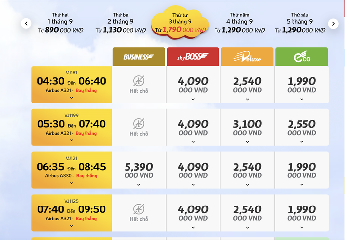 Giá vé máy bay đi Hà Nội xem diễu binh, diễu hành dịp 2-9 hãng nào thấp nhất?- Ảnh 3.