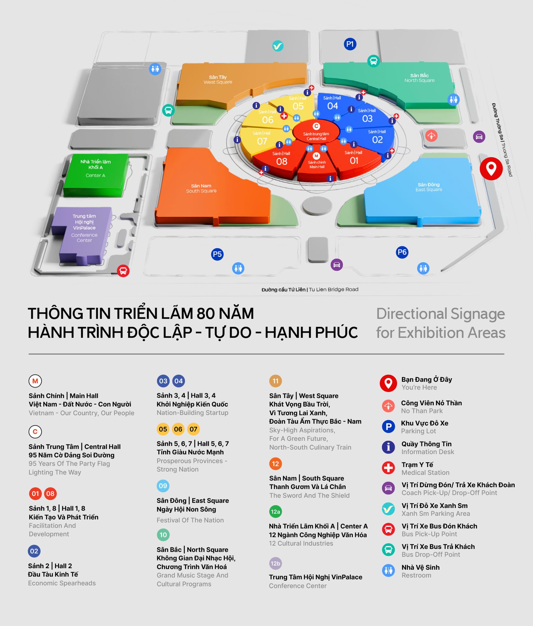 Chi tiết sơ đồ triển lãm hot nhất dịp 2/9: Chỉ với 3 phân khu cũng đủ khiến du khách "lạc lối" nếu không check kỹ- Ảnh 3.