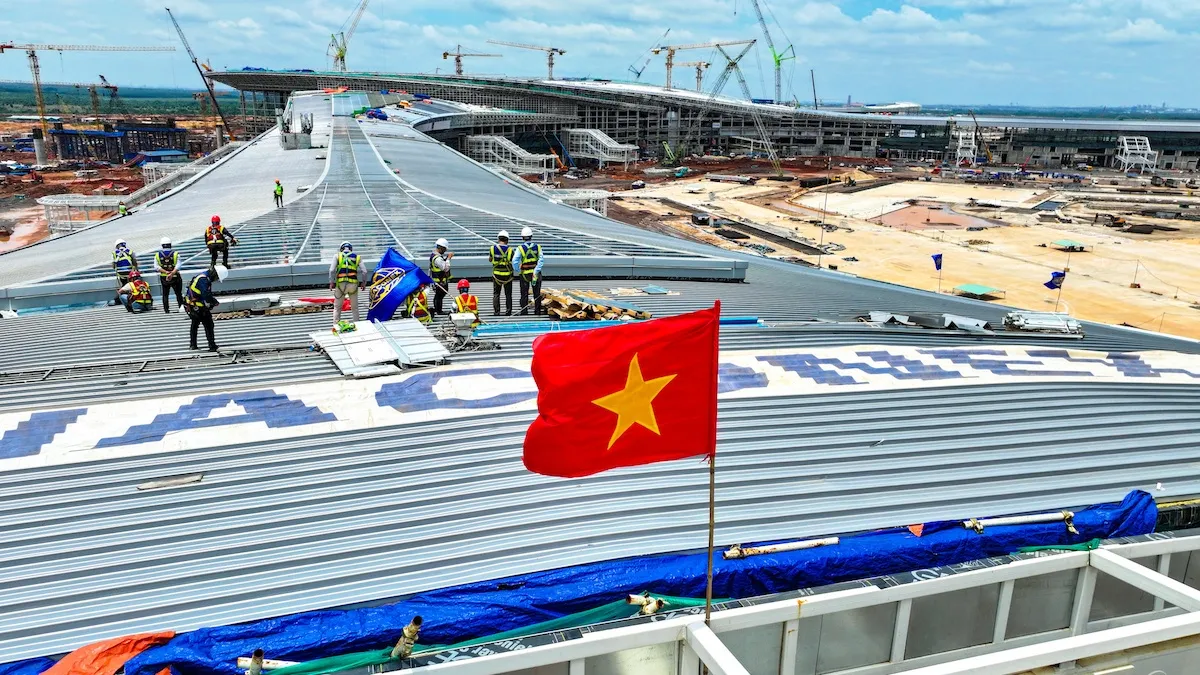 Gần 14.000 công nhân thi công xuyên lễ tại đại dự án sân bay Long Thành- Ảnh 1.