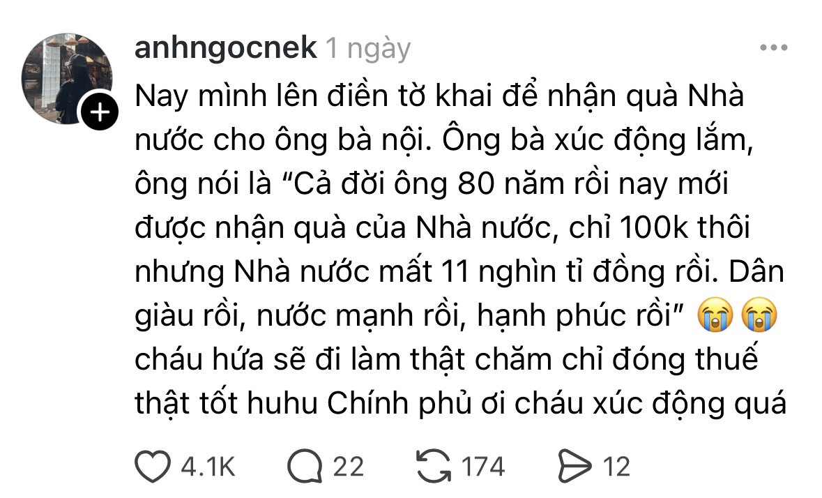 Quá dễ thương cách tiêu 100K quà Tết Độc lập nhận từ Nhà nước- Ảnh 10. Quá dễ thương cách tiêu 100K quà Tết Độc lập nhận từ Nhà nước- Ảnh 10.