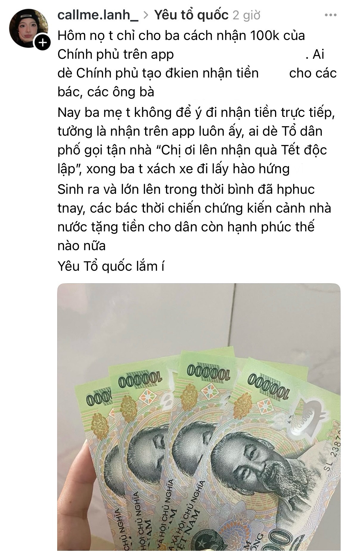 Quá dễ thương cách tiêu 100K quà Tết Độc lập nhận từ Nhà nước- Ảnh 11. Quá dễ thương cách tiêu 100K quà Tết Độc lập nhận từ Nhà nước- Ảnh 11.