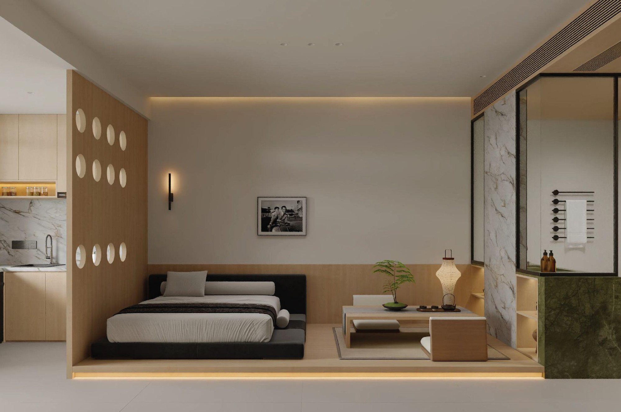 Cận cảnh căn hộ full nội thất giá thấp hơn 25% thị trường của Sunshine Legend City - Ảnh 4.