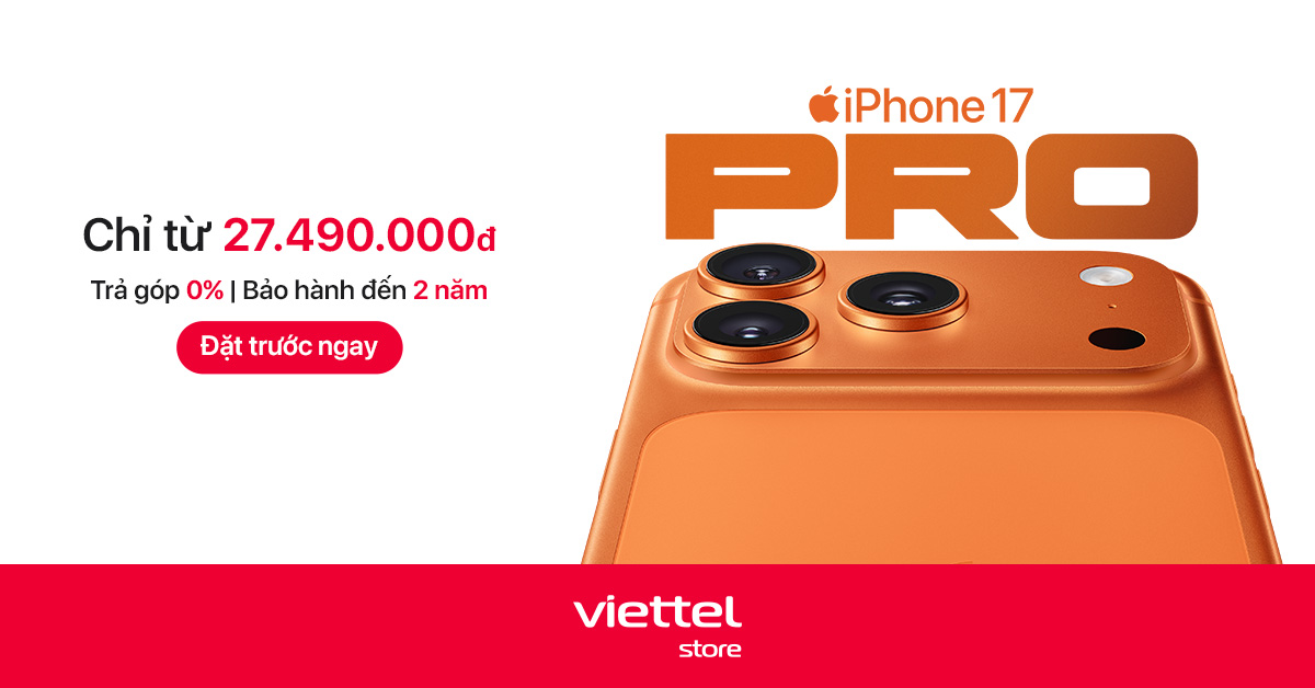 Đặt trước iPhone 17, iPhone Air ưu đãi tại Viettel Store, giảm ngay 4 triệu đồng qua MBBank - Ảnh 1.