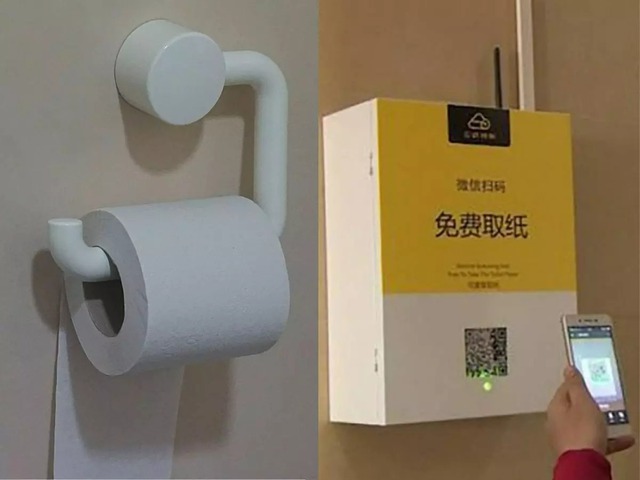 Nhà vệ sinh 'thông minh' của Trung Quốc bắt người dùng xem quảng cáo để lấy giấy vệ sinh- Ảnh 2.