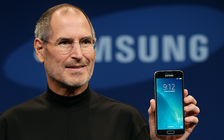 Điều gì xảy ra nếu Steve Jobs về Samsung năm 2000?- Ảnh 1. Điều gì xảy ra nếu Steve Jobs về Samsung năm 2000?- Ảnh 1.
