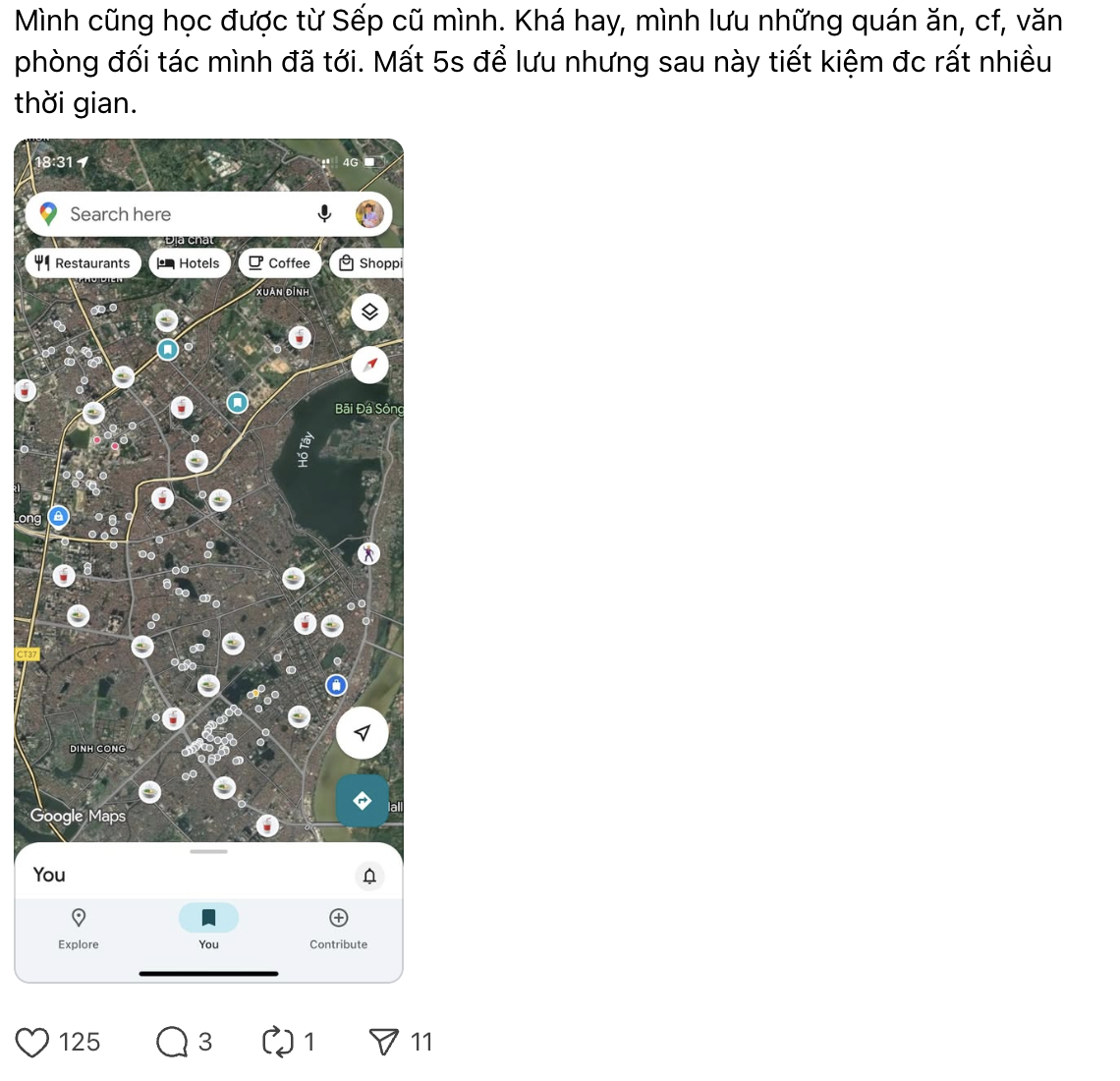 Tính năng miễn phí của Google Maps mà dân sành ăn không bao giờ mách cho bạn, kiểm tra ngay!- Ảnh 8. Tính năng miễn phí của Google Maps mà dân sành ăn không bao giờ mách cho bạn, kiểm tra ngay!- Ảnh 8.