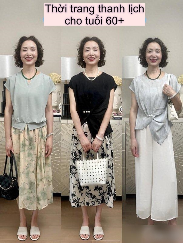 Tôi học được 3 bí quyết mặc đẹp từ phụ nữ 63 tuổi này: Chiết eo, sơ vin nửa vạt và chọn vải có độ rủ- Ảnh 1.