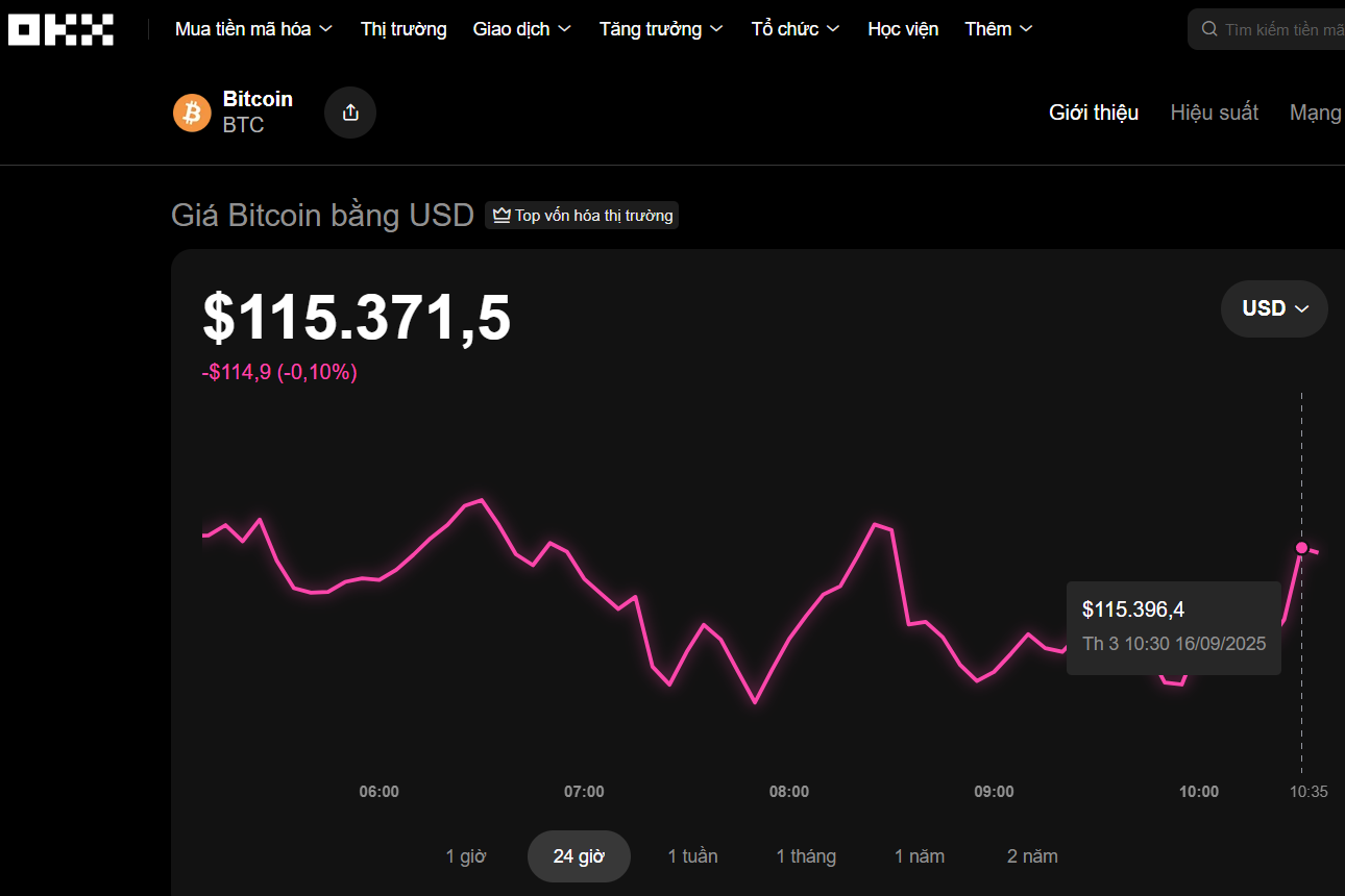 Thị trường tiền số hôm nay, 16-9: Cảnh báo mới về Bitcoin- Ảnh 1.