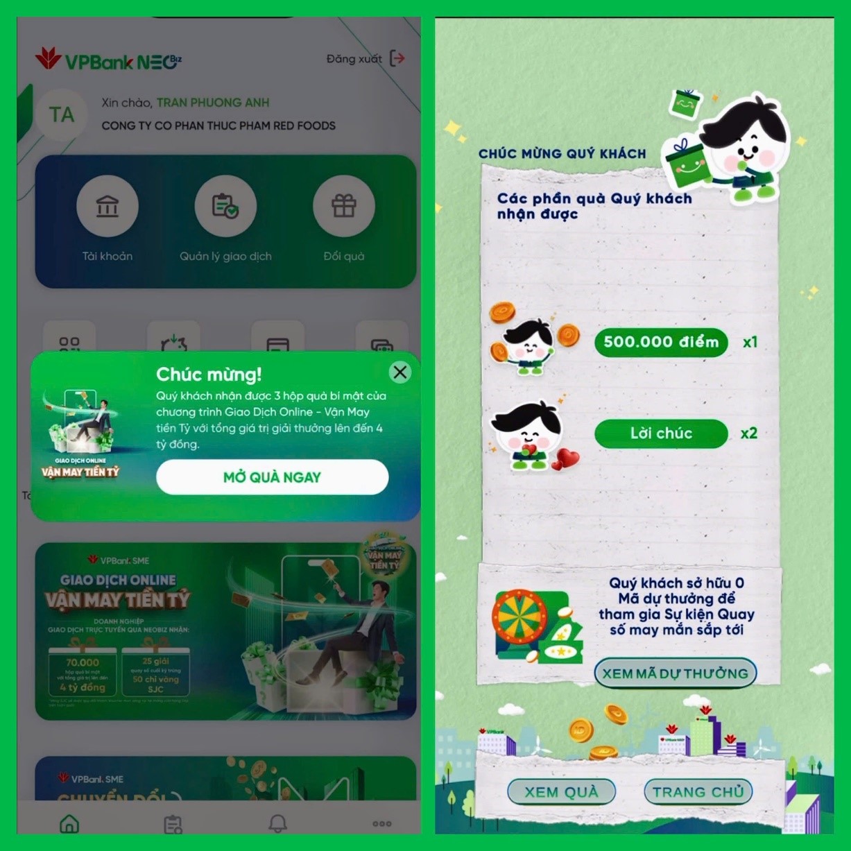 Gần 1 tỷ điểm thưởng đã về tay các doanh nghiệp giao dịch online trên VPBank NEOBiz - Ảnh 2.