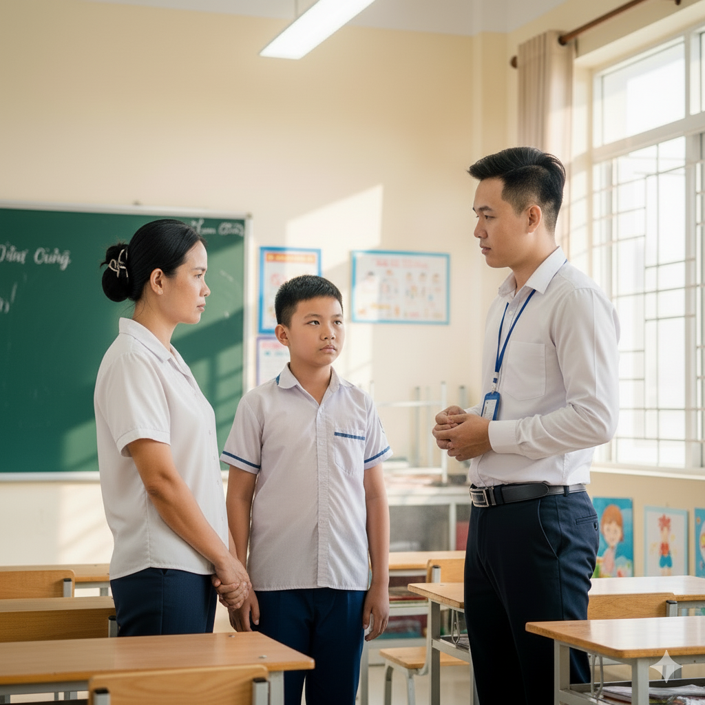 Đoạn đối đáp giữ thầy giáo ở Hà Nội và phụ huynh khiến nhiều cha mẹ giật mình: Hoá ra mọi thứ chỉ là CÁI CỚ! - Ảnh 1.