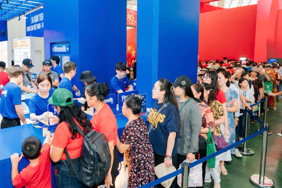 Ấn tượng Vinamilk tại Triển lãm Thành tựu đất nước 80 năm - Ảnh 3. Ấn tượng Vinamilk tại Triển lãm Thành tựu đất nước 80 năm - Ảnh 3.