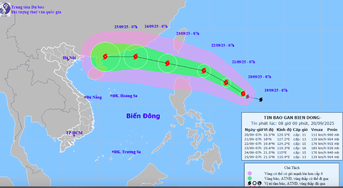 Bão Ragasa khả năng mạnh lên thành siêu bão khi vào Biển Đông- Ảnh 1.