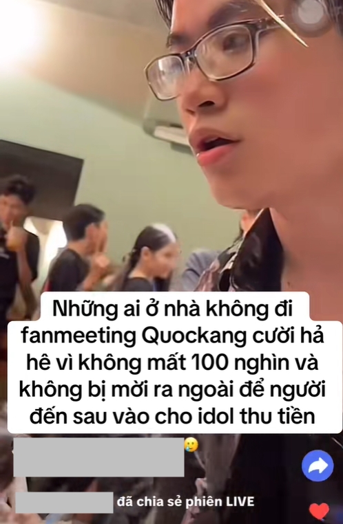 Quốc Kang là ai mà tự ý tổ chức "fan meeting thu 100k/ người, vào ngồi 20 phút bị đuổi ra ngoài" gây phẫn nộ? - Ảnh 1. Quốc Kang là ai mà tự ý tổ chức "fan meeting thu 100k/ người, vào ngồi 20 phút bị đuổi ra ngoài" gây phẫn nộ? - Ảnh 1.