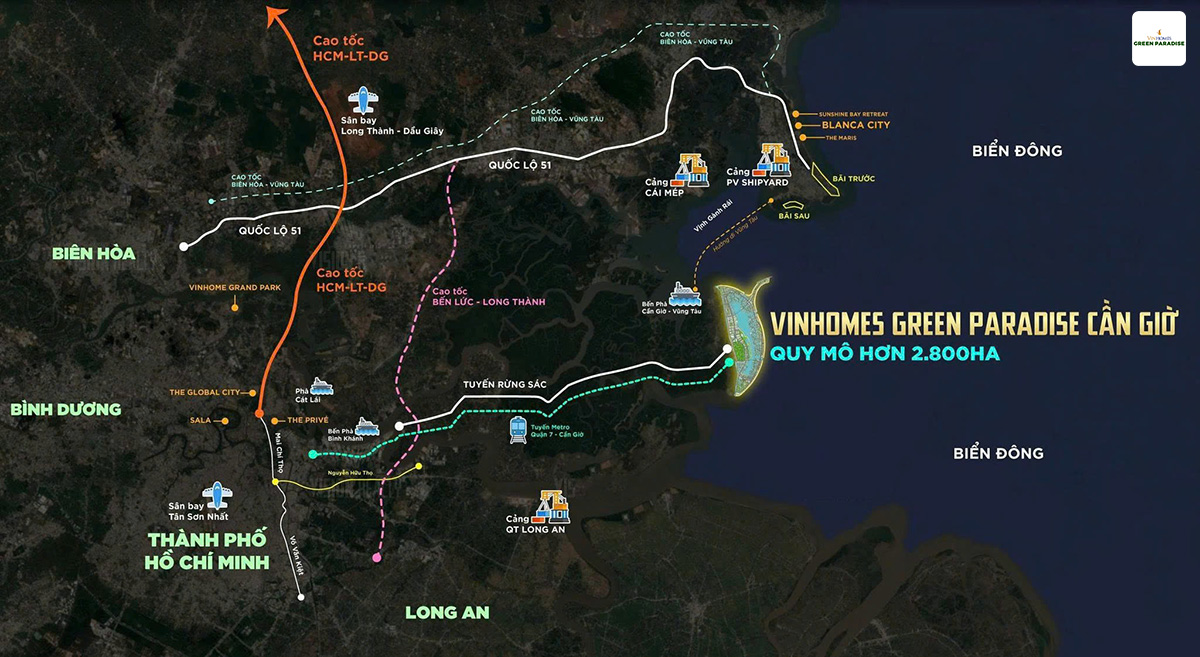 Đô thị lấn biển lớn nhất Việt Nam 2.870ha, có tòa tháp cao 108 tầng mong chờ suốt một thập kỷ tại TPHCM của tỷ phú Phạm Nhật Vượng đang 