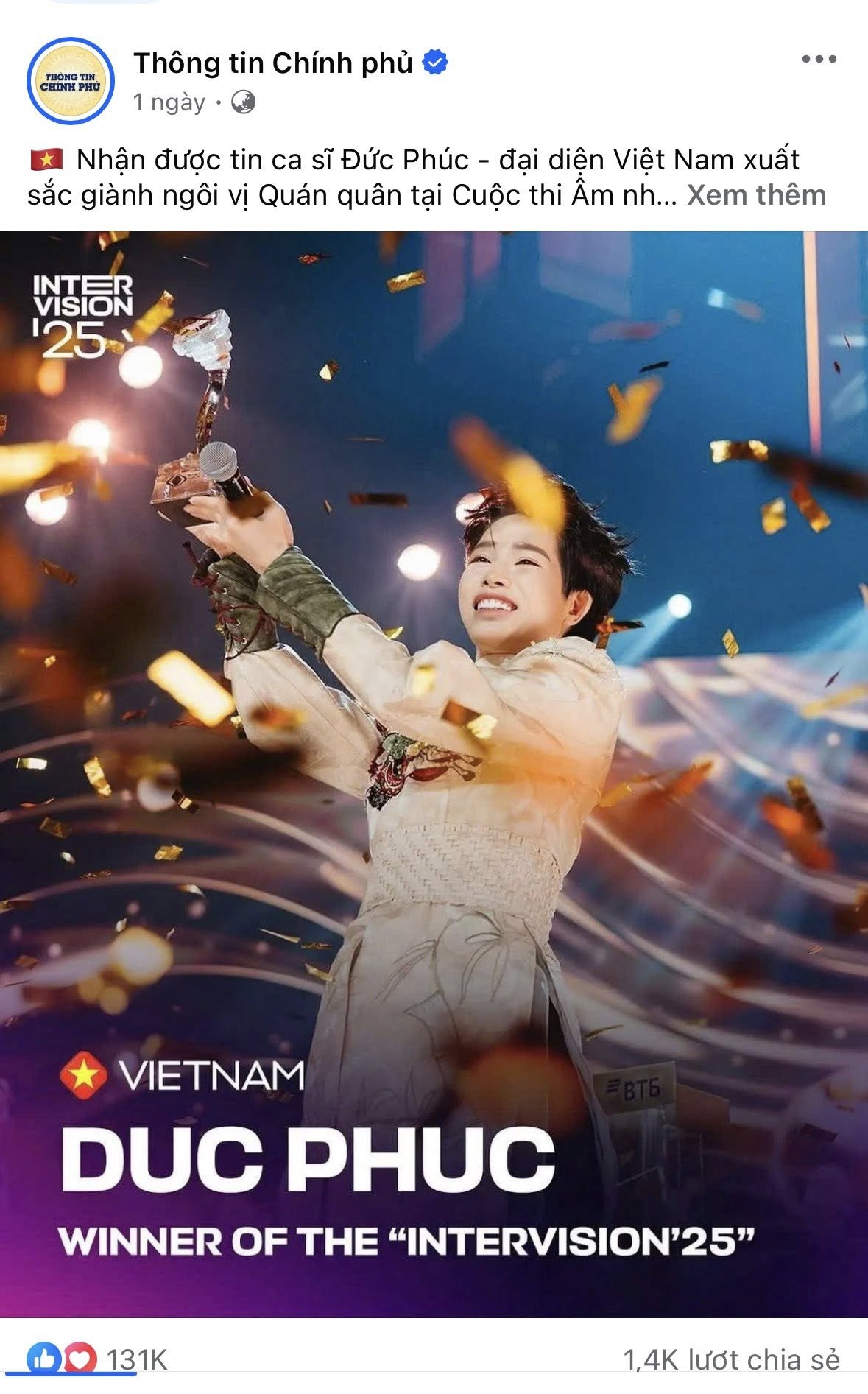 Truyền thông quốc tế hết lời ca ngợi Đức Phúc, chiến thắng lịch sử tại Intervision phủ sóng từ Việt Nam sang tận trời Âu!- Ảnh 7.