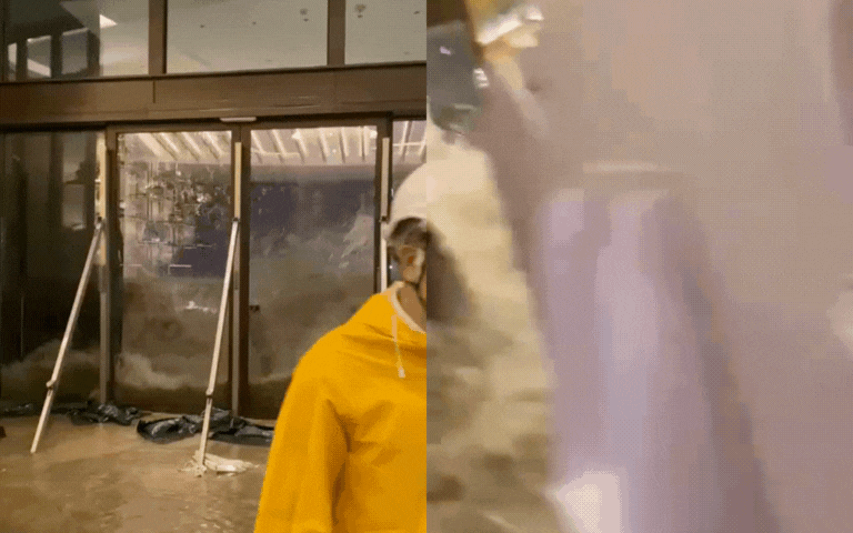 39 giây kinh hoàng: Siêu bão Ragasa xé toạc khách sạn hạng sang ở Hong Kong (Trung Quốc), cuốn phăng người đàn ông ngay trong sảnh 39 giây kinh hoàng: Siêu bão Ragasa xé toạc khách sạn hạng sang ở Hong Kong (Trung Quốc), cuốn phăng người đàn ông ngay trong sảnh