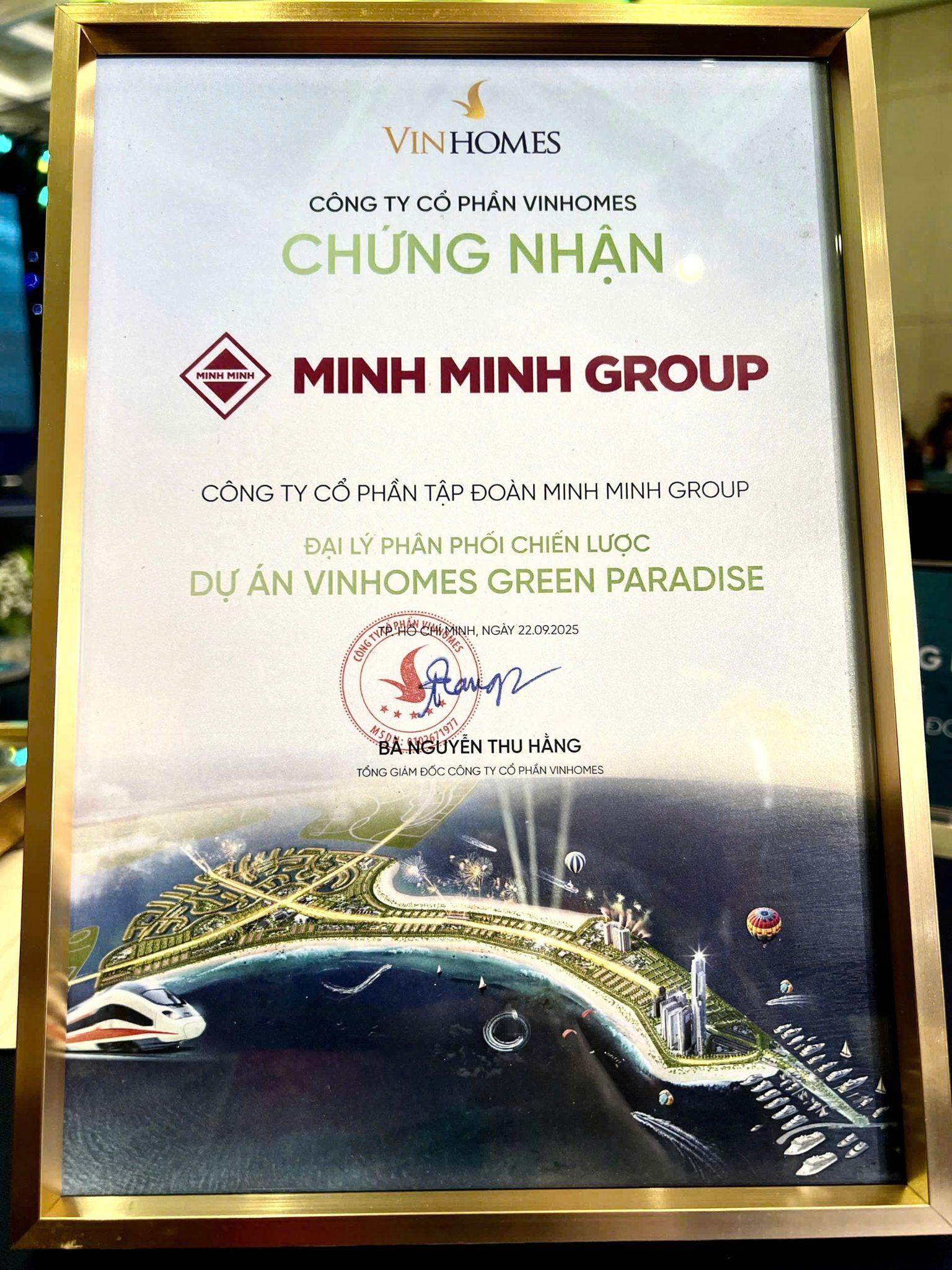 Minh Minh Group – Đại lý F1 phân phối chiến lược dự án Vinhomes Green Paradise Cần Giờ - Ảnh 1. Minh Minh Group – Đại lý F1 phân phối chiến lược dự án Vinhomes Green Paradise Cần Giờ - Ảnh 1.