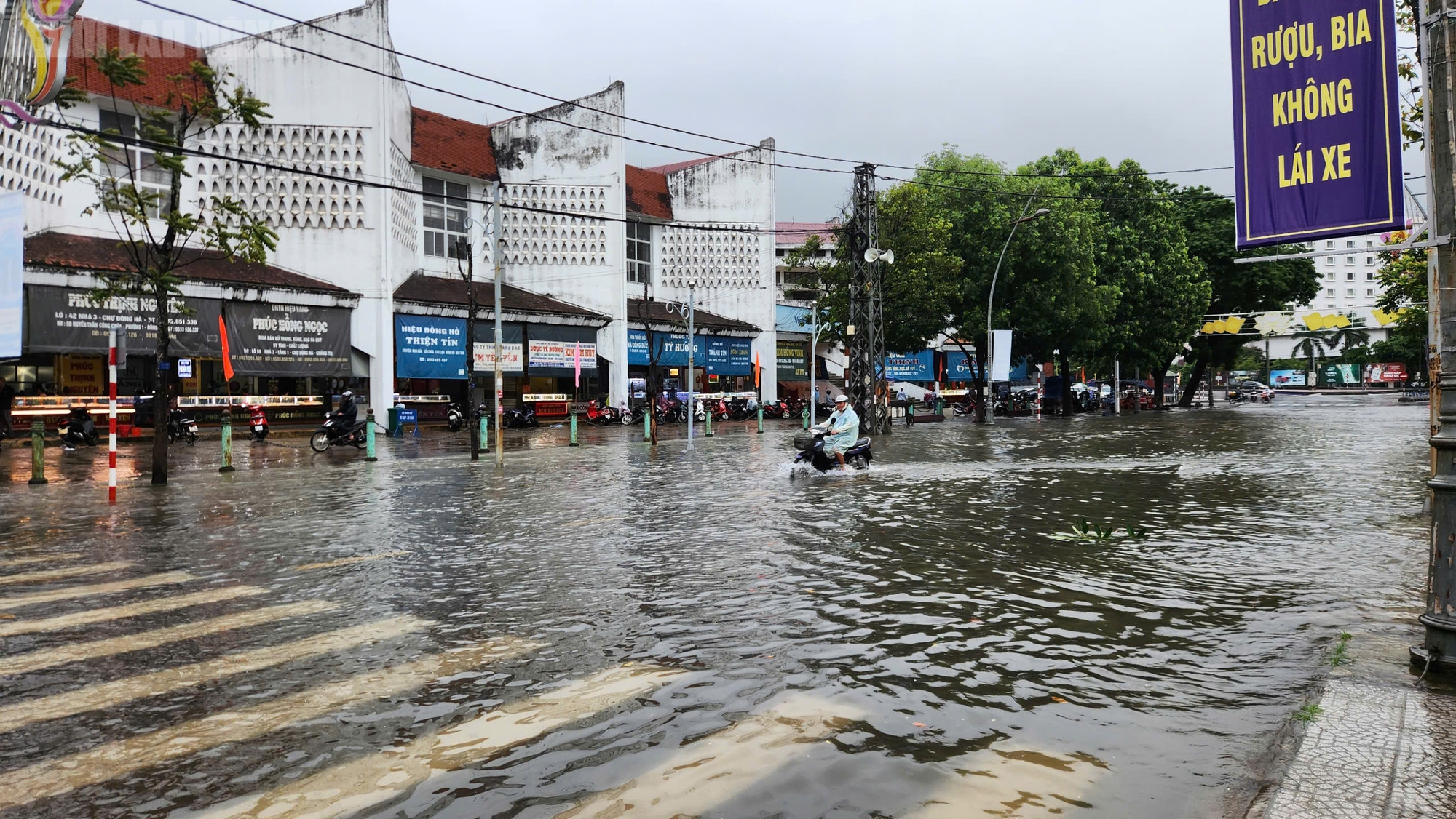 Quảng Trị ứng phó bão số 10 với mưa lớn và ngập lụt trên đường phố - Ảnh 6. Quảng Trị ứng phó bão số 10 với mưa lớn và ngập lụt trên đường phố - Ảnh 6.