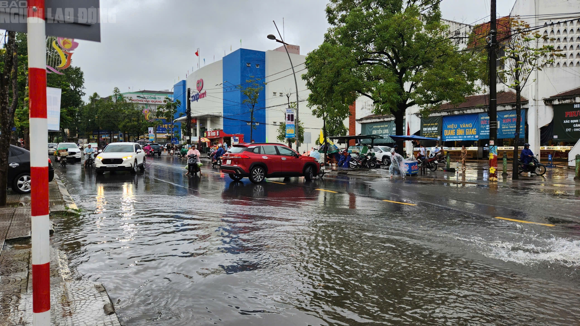 Quảng Trị ứng phó bão số 10 với mưa lớn và ngập lụt trên đường phố - Ảnh 7. Quảng Trị ứng phó bão số 10 với mưa lớn và ngập lụt trên đường phố - Ảnh 7.