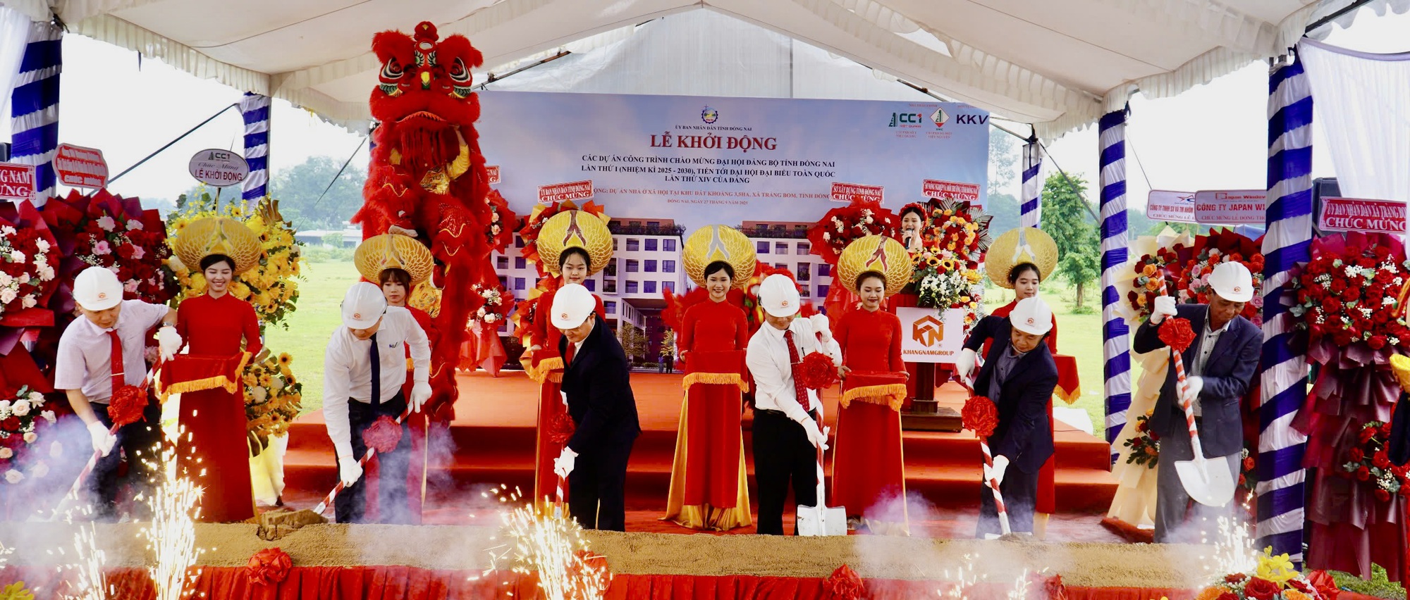 Khởi công dự án Đồng Nai chào mừng Đại hội đại biểu Đảng bộ tỉnh lần thứ I - Ảnh 3.
