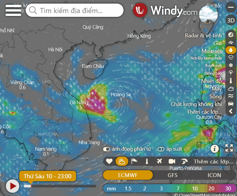 Ứng dụng xem đường đi của bão hot nhất lúc này, dễ xem dễ hiểu, người dùng nên tải ngay- Ảnh 2. Ứng dụng xem đường đi của bão hot nhất lúc này, dễ xem dễ hiểu, người dùng nên tải ngay- Ảnh 2.