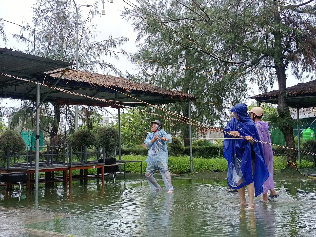 Bão số 10 Bualoi giật cấp 15 áp sát: Người dân hối hả phòng chống- Ảnh 1. Bão số 10 Bualoi giật cấp 15 áp sát: Người dân hối hả phòng chống- Ảnh 1.