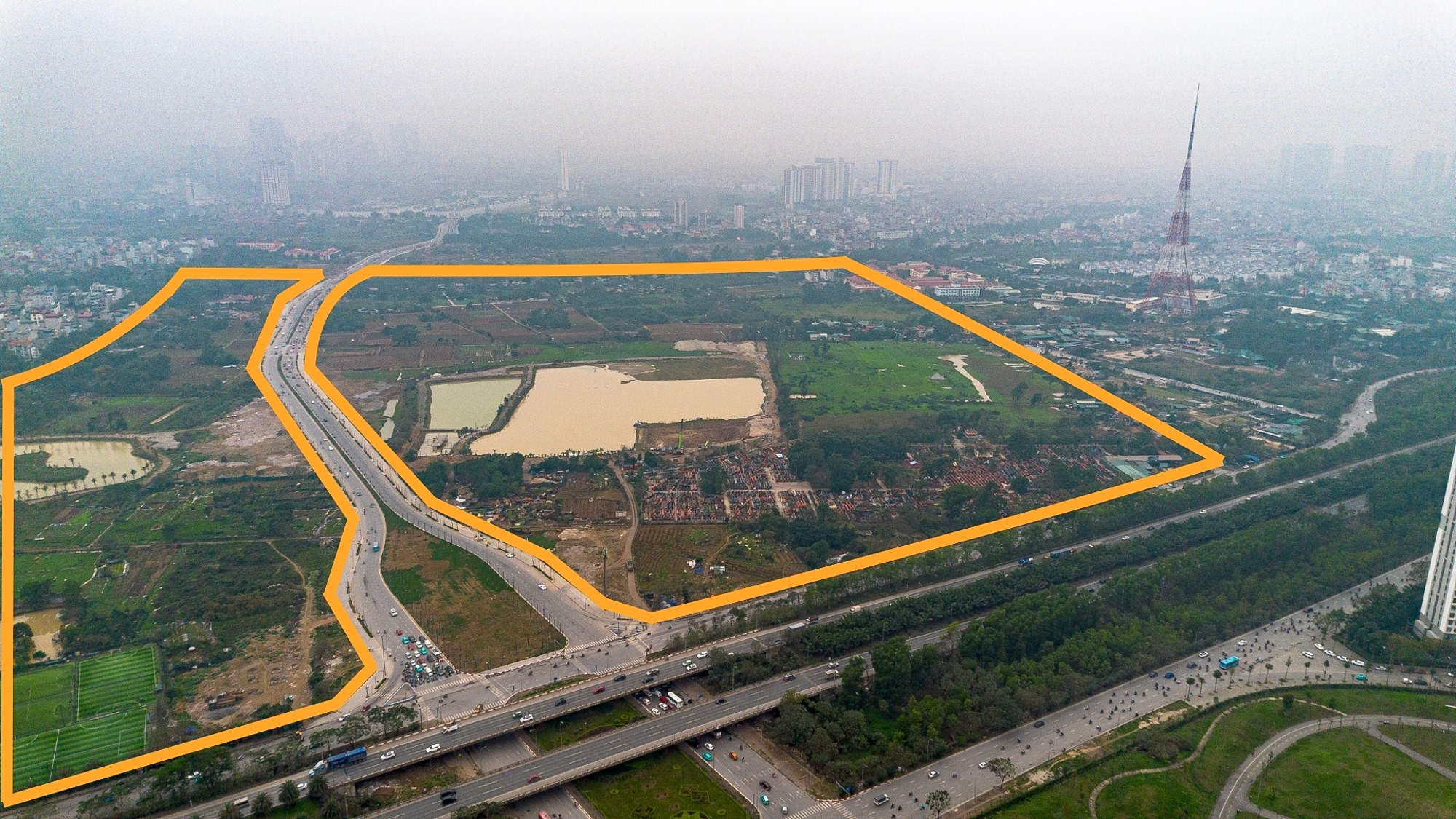 Hà Nội sắp có khu đô thị hơn 20.000 tỷ, rộng 75 ha nằm sát khu biệt thự đắt đỏ bậc nhất Hà Nội và cạnh đại lộ dài và đẹp nhất Việt Nam - Ảnh 2.