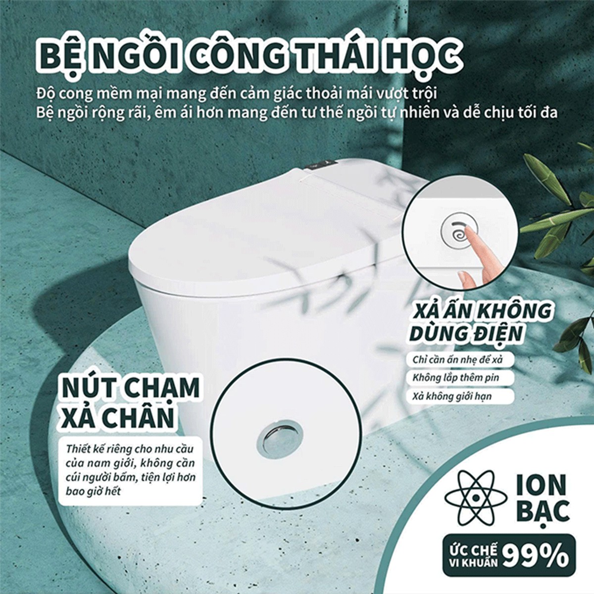 NEO JET - Bồn cầu không két nước, tối ưu phòng tắm hiện đại - Ảnh 3. NEO JET - Bồn cầu không két nước, tối ưu phòng tắm hiện đại - Ảnh 3.