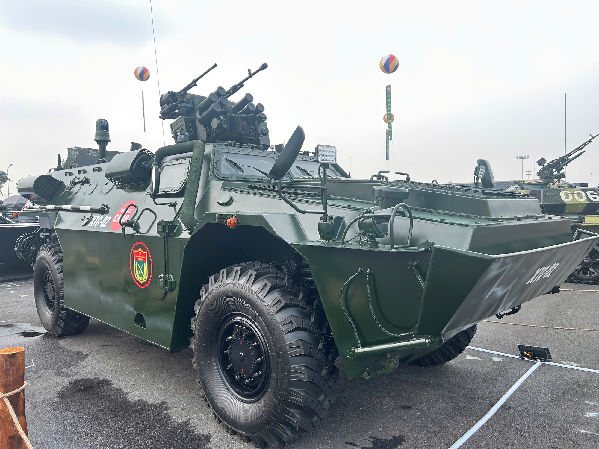 Cận cảnh xe thiết giáp chở quân chiến đấu XTC-02 do Việt Nam sản xuất với hoả lực mạnh- Ảnh 10. Cận cảnh xe thiết giáp chở quân chiến đấu XTC-02 do Việt Nam sản xuất với hoả lực mạnh- Ảnh 10.