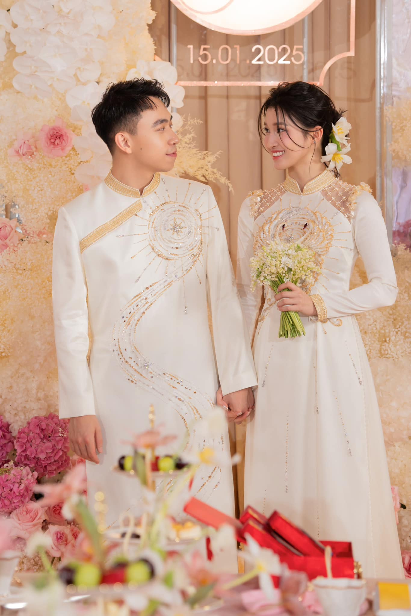 Rò rỉ hình ảnh lễ cưới Phương Nhi và thiếu gia Minh Hoàng gây sốt cộng đồng mạng - Ảnh 2.