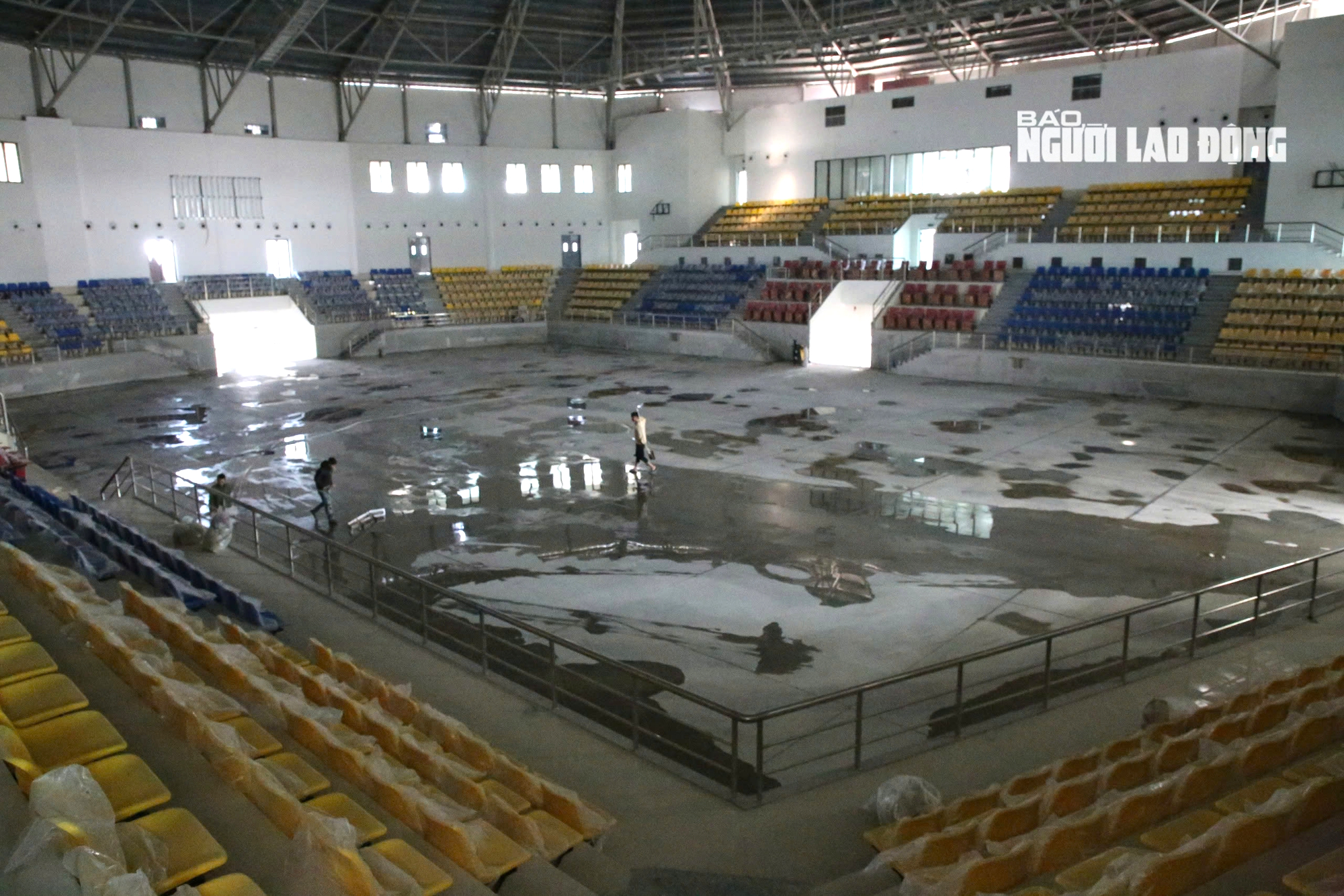 Nhà thi đấu kim cương xanh 340 tỉ đồng tại trung tâm thể dục thể thao Quảng Trị - Ảnh 4. Nhà thi đấu kim cương xanh 340 tỉ đồng tại trung tâm thể dục thể thao Quảng Trị - Ảnh 4.