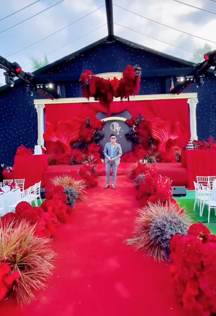 Đám cưới hoành tráng tại Tiền Giang: Thiếu gia miền Tây biến sân tennis thành lễ đường - Ảnh 7.