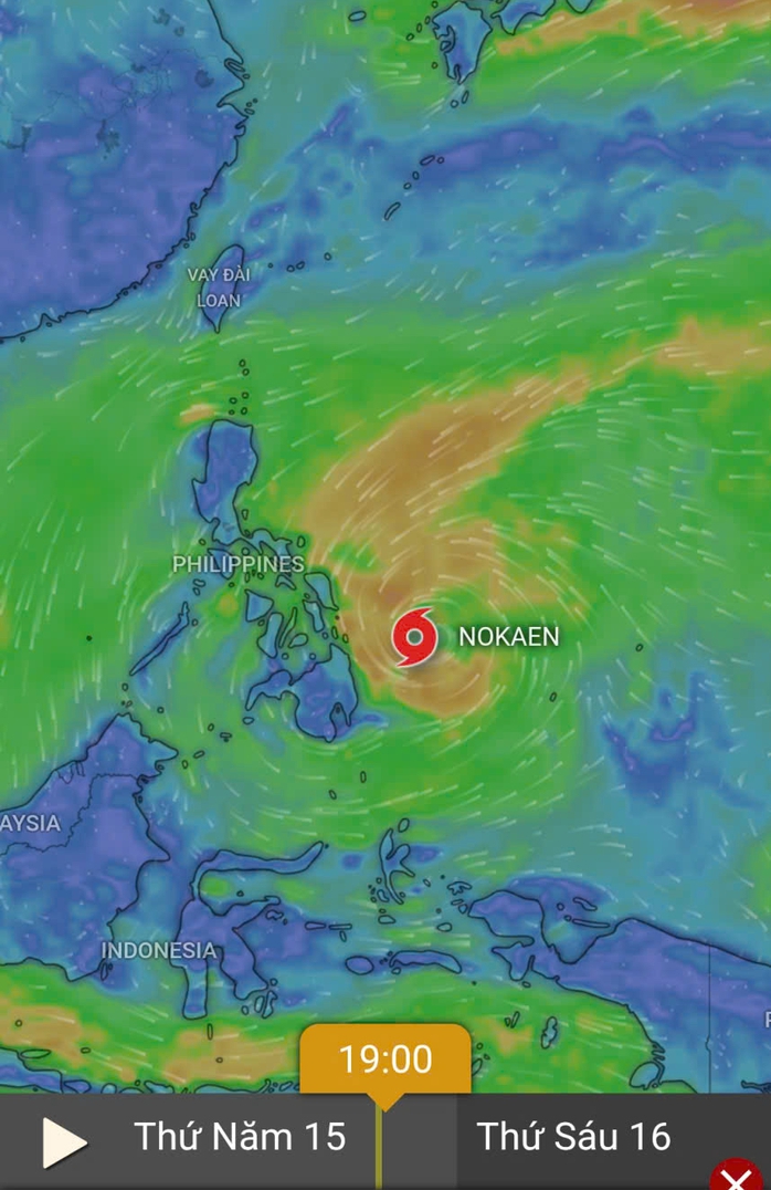 Bão Nokaen xuất hiện sớm , ảnh hưởng thời tiết khu vực Đông Bắc á - Ảnh 1.
