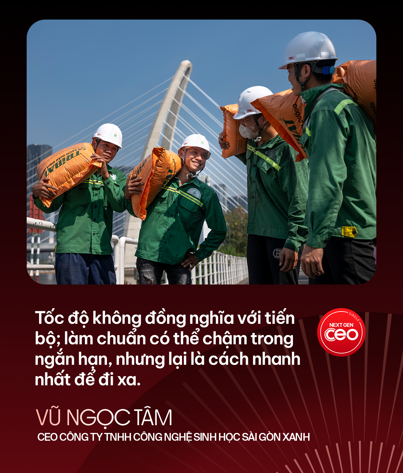 CEO Sài Gòn Xanh Vũ Ngọc Tâm: Nghĩ lớn , làm chuẩn cho phát triển bền vững - Ảnh 3. CEO Sài Gòn Xanh Vũ Ngọc Tâm: Nghĩ lớn , làm chuẩn cho phát triển bền vững - Ảnh 3.