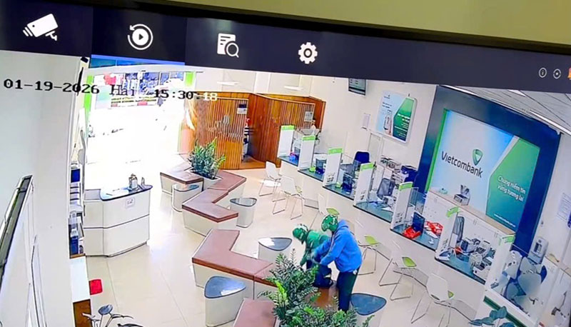 Vụ cướp Vietcombank tại gia Lai không gây thiệt hại về người và tài sản - Ảnh 1.